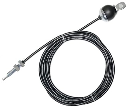 Generico 1m/2m/2,5m/3m/3,5m/4m/5m/6m Corda di Filo Palestra in Acciaio Pesante Magazzino for Cavi casa Spessa Accessori puleggia di Fitness da 5 mm
