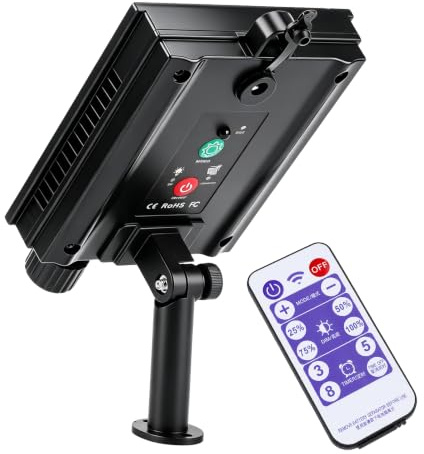 Contrôleur de Guirlande Lumineuse Solaire, Lampe À Batterie Solaire, Boîtier de Télécommande Automatique, Panneau D’Entraînement de Luminance Réglable Étanche, pour Led Extérieures (Sortie 24V)