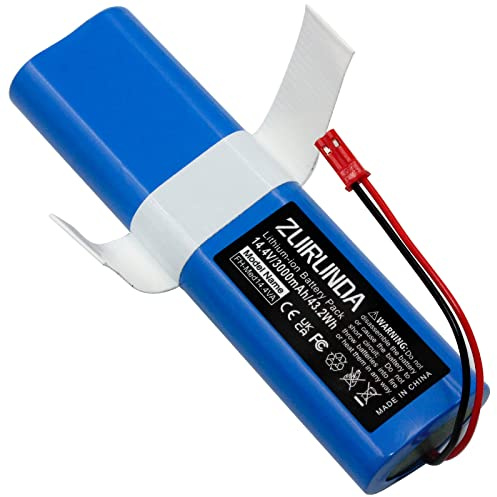 ZUIRUNDA 14.4V 3000mAh Li-Ion batería de repuesto para iLife V3s Pro V50 V5s Pro V8s X750 para Medion MD 18500 18501 18600 aspiradora robot limpiador doméstico