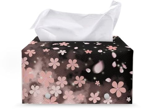 Belidome Sakura Kirschblüten Gesichtstücher Box Halter Abdeckung Taschentücher Tubes Box Container 1 Stück