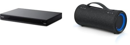 Sony UBP-X800M2 4K Ultra HD Blu-ray Disc Player & SRS-XG300 - Tragbarer kabelloser Bluetooth-Lautsprecher