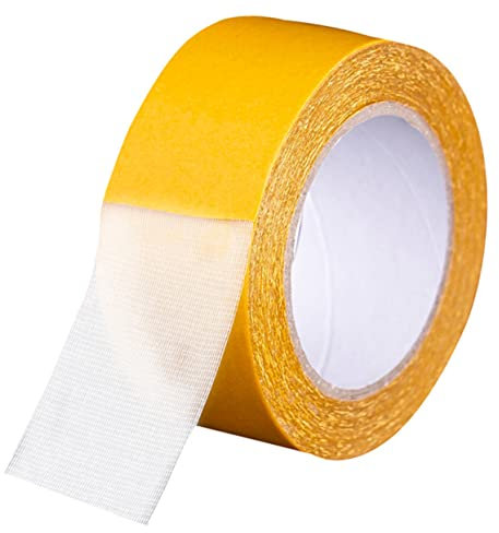 VILLFUL Ruban Adhésif Double Face pour Moquette Parquet Tapis Maison Mariage Ruban Adhésif Double Face Fin Invisible