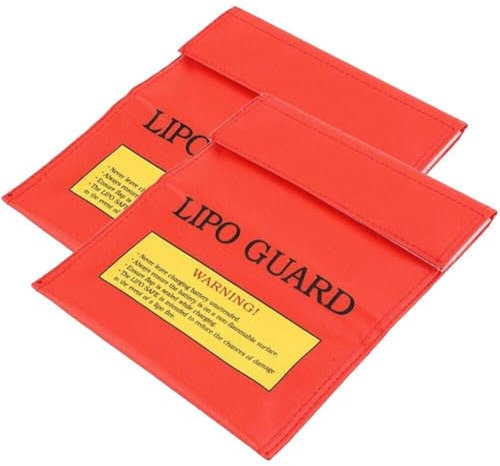 Tsffae 2 Stück Feuerfeste Dokumententasche, Li-akku, Sicherheitstaschen, Wasserdicht, Feuerfest, Geldbeutel, Safe Guard, Ladesack, Aufbewahrungstasche Für Reisepass, Gelddatei