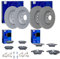 ATE Bremsscheiben + CERAMIC vorne + hinten passend für Passat CC 3C 357 358 B7 B6