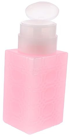 Pink 250ml Plastic Pump Dispenser for Nail Polish Remover