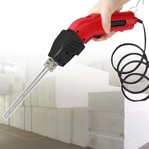 Taglierina Schiuma Calda, Utensile Per Taglio Schiuma Calda Elettrica Raffreddata Ad Aria, Taglierina Polistirolo 200W/250W, 5-8 Secondi Per Riscaldarsi Fino A 500°C,KS250-110V