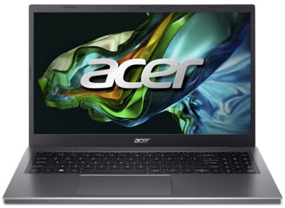 acer Aspire 5 A515-57-78XY, Ordenador Portátil 15,6” Full HD LCD (‎Intel Core i7-12650H, 32 GB RAM, 1024 GB SSD, Intel UHD Graphics, Sin Sistema Operativo) Color Gris, Teclado QWERTY Español