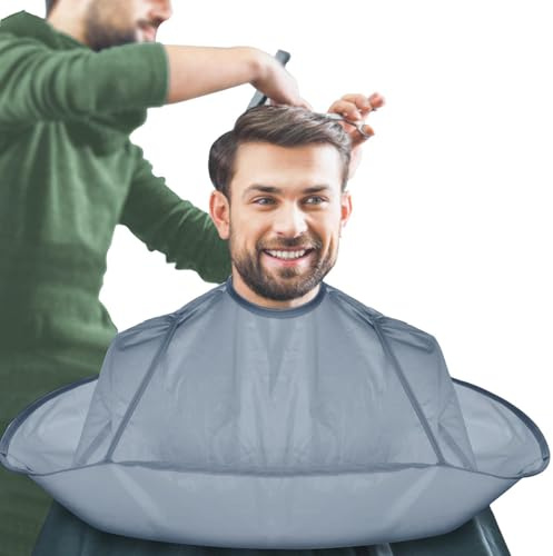 Générique Cape De Coiffeur - Parapluie De Coupe De Cheveux | Cape Pliable Pour Coiffure, Salon De Coiffure, Adultes, Enfant