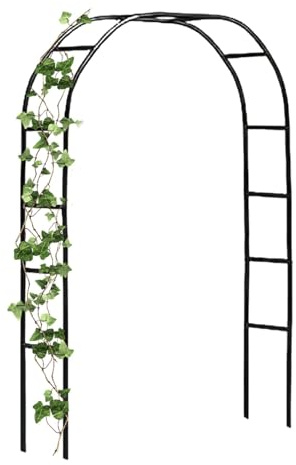 Enrejado de de jardín, Marco de Soporte de Metal para Plantas trepadoras, Soporte de Fondo de Flores para Espacios al Aire Libre, decoración de cenador de Boda para jardín, Eventos y Ceremonias