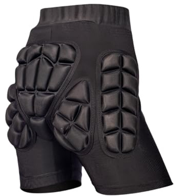 Folpus 3D -Schutz gepolsterte Kurzfilme Zeigerbone Protector Activewear Guard Crashhose für Inline -Skating -Snowboardbad