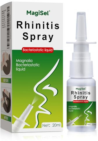 Spray Nasale, 20ml Spray Per Secchezza Nasale, Lavaggio Nasale a base di Soluzione Salina Isotonica, Spray Nasale Adulti e Bambini, Naso Chiuso, Per una corretta Igiene nasale
