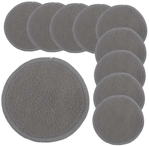 Mikinona 13stücke Bambusfasern Reinigungspads Wiederverwendbare Make-up-entferner-pads Für Gesicht Schnelle Hautreinigung Geeignet Für Reisen Und Tägliche Anwendung