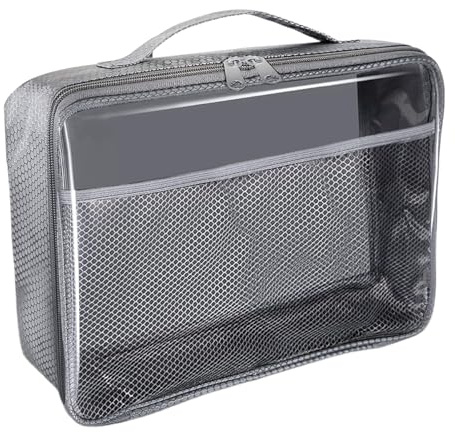 Sacs de rangement transparents pour jouets - Sacs de rangement en PVC imperméables | Boîtes de rangement transparentes avec fermeture éclair pour cosmétiques et accessoires de voyage pour salle de