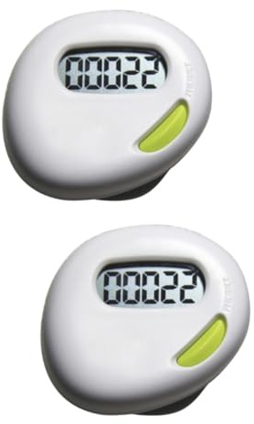 TOYANDONA 2 Pièces Podomètre Forme de Cœur Outil de Fitness pour Hommes Gadget Compact Adorable Compteur pour Plan de Matériau Durable Confortable