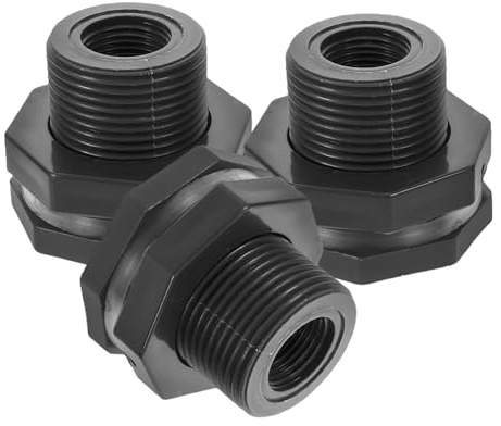 VICASKY 3pezzi Raccordo in Plastica Per Tubo Acqua Connettore Per Tubo Flessibile Per Acquari Raccordi Idraulici in Plastica Accessori Per Acquario Adattatore Per Per Acquari