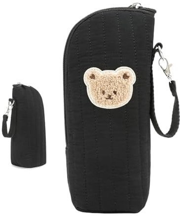 Insulated Baby Bottle Bag - Baby Bottle Travel Bag With Cute Bear Pattern, Thermal Tote For Nursing , Portable Storage And Preservation For Breast Milk Food, Outdoor Transport Feeding Accessory