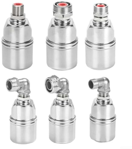 Automatisches Schwimmerventil aus Edelstahl zur Wasserstandskontrolle, effizient und zuverlässig für verschiedene Wasseranwendungen (DN15+Adapter)