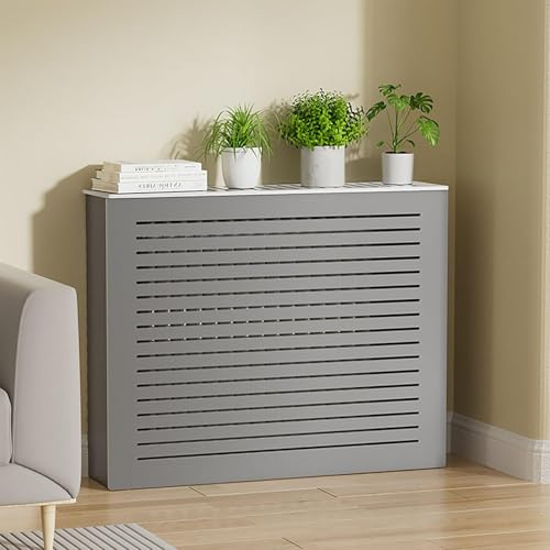 RadiatorCoverwithShelfHeatingCabinetGuardforCasa e UfficioSalvataggio Design (80x80x20cm) EleganteProtezione Radiatore&StorageSolution