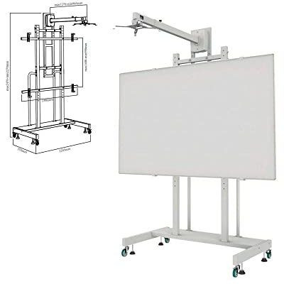 Soporte DE Suelo con Ruedas Approx para Pantallas INTERACTIVAS DE 80-120 Soporte para PROYECTOR Incluido