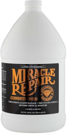 Chris Christensen Diamond Series Miracle Repair Conditioner - Professioneller Hundepflege-Conditioner für repariertes und geschmeidiges Fell - Tiefenwirkung und langanhaltende Vorratsgröße, 3,8 l
