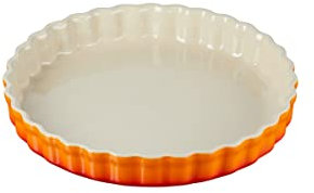 LE CREUSET Molde tarta de cerámica de gres 28 cm, 2, 1 L, Volcanico, 71120280900001