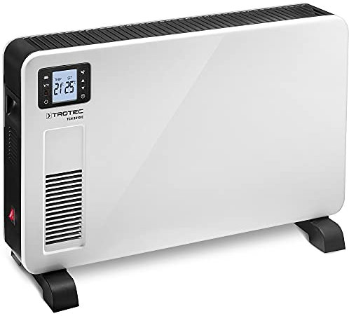 TROTEC Heizkörper elektro TCH 2310 E – Heizleistung 1000 W / 1300 W / 2300 W – Konvektor mobil, weiß