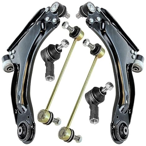 ATEC Germany 2x Brazo de control del eje delantero inferior izquierdo y derecho, 2x rótula de dirección compatible con MERCEDES-BENZ Clase A (W168)