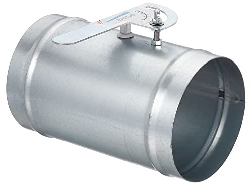 PATIKIL 5 HVAC Duct Manual Volume Damper, Metal Adjustment Airflow Ducting Backdraft Damper Control for Air Ventilation System