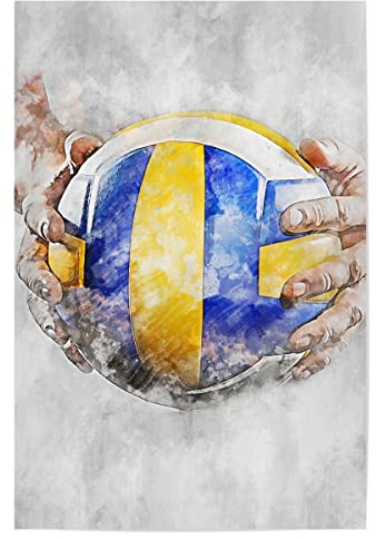 artboxONE Poster 45x30 cm Sport Volleyball 1 (matart) hochwertiger Design Kunstdruck - Bild Volleyball Spieler Sport