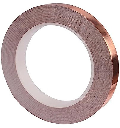KLVN 30m Sale Copper Foil Tape with Two-Sided Conductive Adhesive 3mm, 5mm, 6mm, 8mm, 10mm (Color : 30m, Size : 10mm)