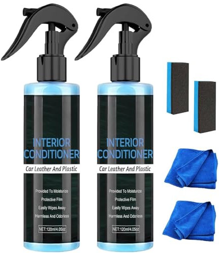 TRUNEB 2 Stück Lederpflege-Reparaturspray und -Reiniger, Auto-Lederpflege-Reparaturspray, Multifunktions-Lederpflege-Reparaturspray