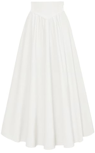 SCARLET DARKNESS Gonna vittoriana da donna a vita alta, maxi gonna medievale