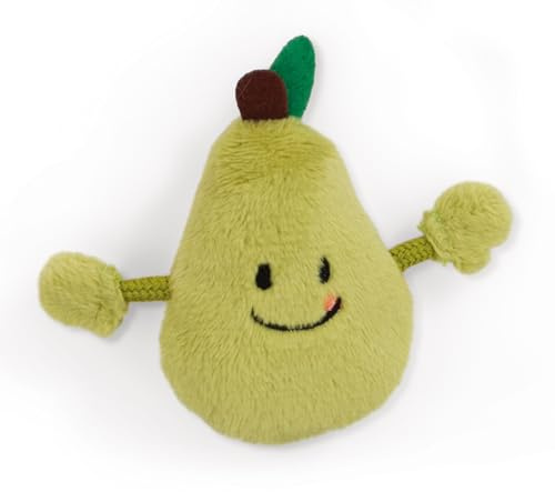 Mini MagNIC Pera 6cm Verde - Peluche con calamita - Animale Magnetico per frigoriferi, lavagne, Oggetti in Metallo e Molto Altro Ancora, Ottima Idea Regalo