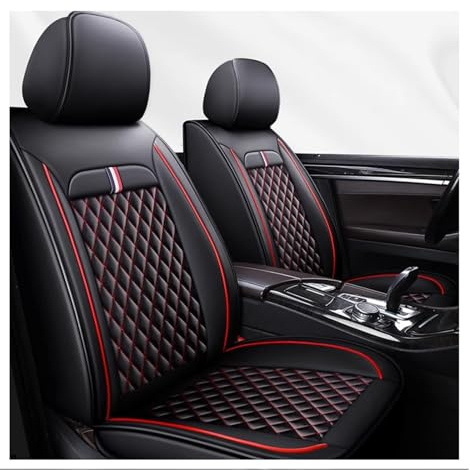 Sitzbezug Auto Vordersitze Für VW Caddy 2K IV III 2003-2024, Autositzbezüge Leder, Autositzbezug Porosität Sitzbezüge Vorne Und Hinten Sitzschoner，All-Inclusive, Stilvolles Aussehen(Color:4,Size:Full