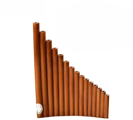 Panflöte aus Bambus Gewöhnliche C-Tonart/G15-Pfeife professionelle Panflöte für Anfänger nationales Musikinstrument Panflöte(C-tune)