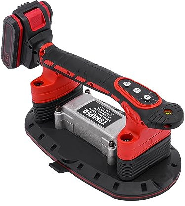 Fliesenrüttler Fliesen Vibrationsgerät 6 Gang Fliesenleger Maschine 3000-13000rpm mit Elektrischem Vakuum-Saugnapf Elektrische Handgehaltene Fliesenvibrator,Für Granit,Glas,Keramik Wandfliesen