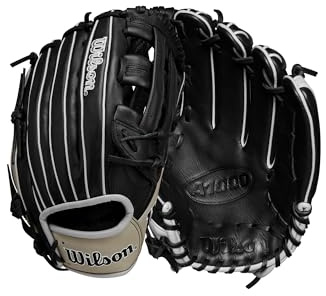 Wilson Herbst 2024 A1000® 1750 31,8 cm Outfield Baseballhandschuh – Schwarz/Grau/Rot, Rechtshänder