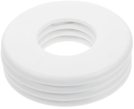 MOBUTOFU 4pcs Pool Ladder Escutcheons Covers Escutcheons Plates for Inground Pool Handrail Tubing Ladders Steps Wall Split Flange