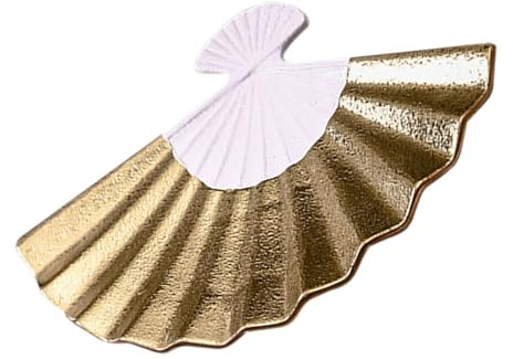 HEALLILY Piatto Per Sushi Ceramica Forma Di Ventaglio Elegante Vassoio Per Sashimi e Snack Design Unico Per Ristoranti e Uso Domestico Facile Da Pulire e Resistente