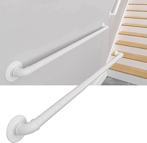 Asta di supporto in ferro battuto per scale e bar, montaggio a parete, per interni ed esterni, per sicurezza e stile (600 cm)