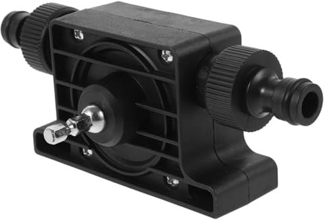 SEWACC Pompe à Eau Auto-amorçante pour Perceuse Pompe de Transfert Manuelle Compacte Plastique et Métal Usage Jardin et Maison 1 Unité