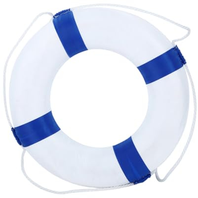 YARNOW 1Pc Swim Ring Durable Foam Life Buoy for Pool and Beach Fun for Summer Swimming Outdoor Activities and Safety Blue