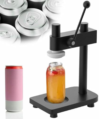 Universal Jar Sealing Machine for Home Canning - Fixed Base Design Ensures Stability and Ease of Use, Ideal for Preserving Foods in Various Jar Sizes