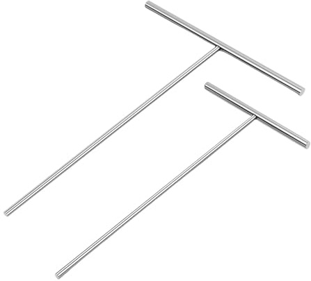 KESOTO 2 Spalma Crêpes in Acciaio Inox con Manico Ergonomico, Accessori Da Cucina Professionali, Spalma Olio per Crêpes,