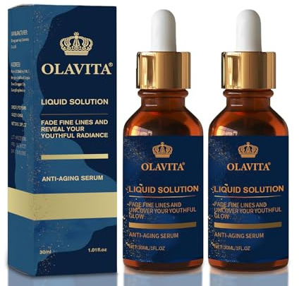 2PCS olavita Liquid Solution - Liquid Wrinkle, Reduces Wrinkles and Tightens Facial Skin, Contains Aloe Vera Extract, Suitable for All Skin Types.