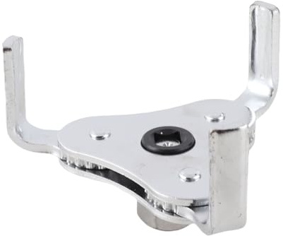 Cryfokt Outil de clé de Filtre à Huile avec Outil de Retrait à 3 Mâchoires, Universel Réglable pour Extracteur de Filtre à Huile de Voiture, Acier 45#, Convient à 60 Mm-120 Mm, pour Mécaniciens