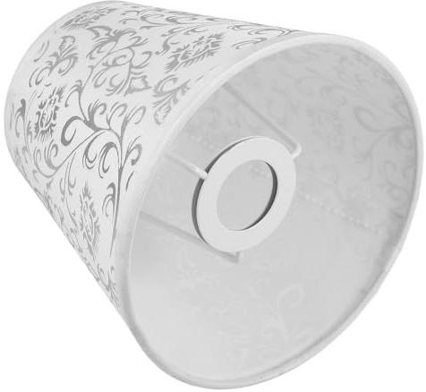 NUOBESTY Moderner Stoff Lampenschirm Abnehmbar E14 Kronleuchter Deckenleuchte Wandlampe Kleiner Lampenschirm für Wohn und Schlafzimmer