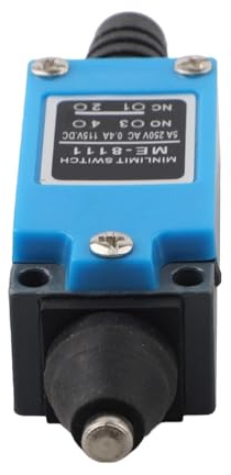 Gettimore Plunger Momentary Limit Switch 5pcs, 5A 250V AC NC-NO for ME-8111, Aluminum Alloy with Automatic Reset, for Textile and Machine Tool Industry Applications