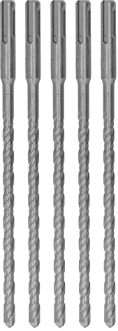 Punte per trapano a percussione Set da 5 pezzi con punta in carburo per muratura, mattoni e cemento - Diametro 16 mm 0,63 pollici - Lunghezza 210 mm Punte per martello rotante a 2 (8 mm)