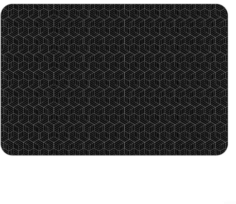 Large Induction Hob Protector Mat 78x52cm, Silicone Cooktop Cover for Scratch & Stain Protection, Heat Resistant to 230°C, Dishwasher Safe, Black(B)